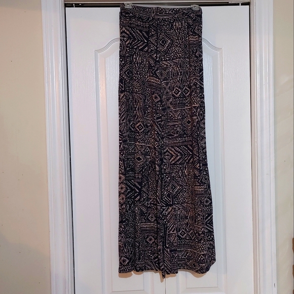 INC International Company S/P Wide Leg Stylish Palazzo Pants Elastic Waistband - Picture 2 of 8